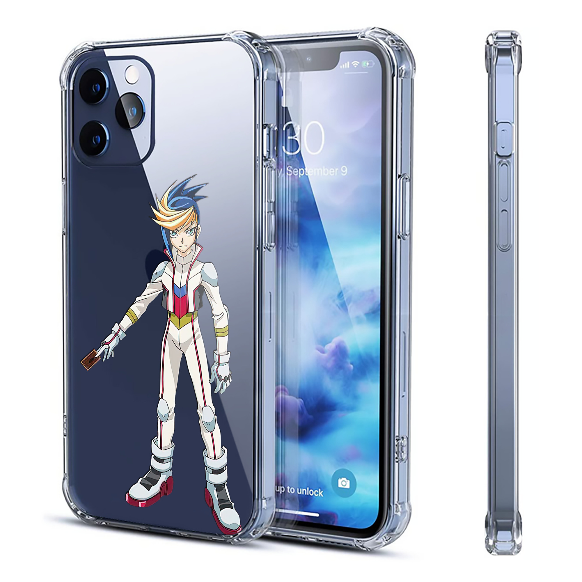（画像用） 遊☆戯☆王 Yu-Gi-Oh! 【iPhone 12シリーズ対応】透明スマホケース（クリアソフトケース）